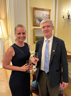 Cat Jarman and Paul Gobey